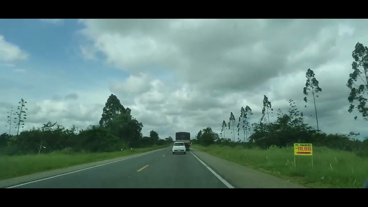 BR 116 Rio Bahia e a reta antes de vitória da conquista Bahia 
