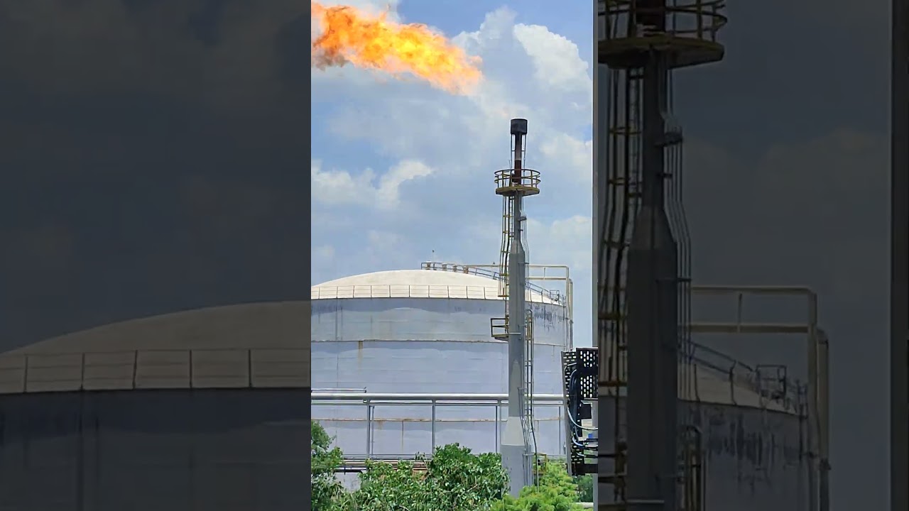Flare stack #ammonia #flare