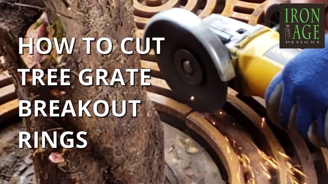 How to Cut Tree Grate Breakout Rings