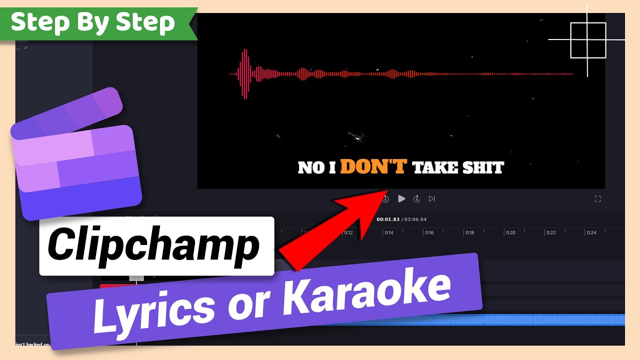 Create Lyrics or Karaoke Video | Clipchamp Tutorial