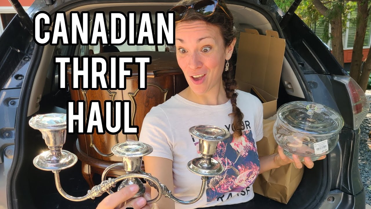 Thrifting for Home Decor in Canada with $58