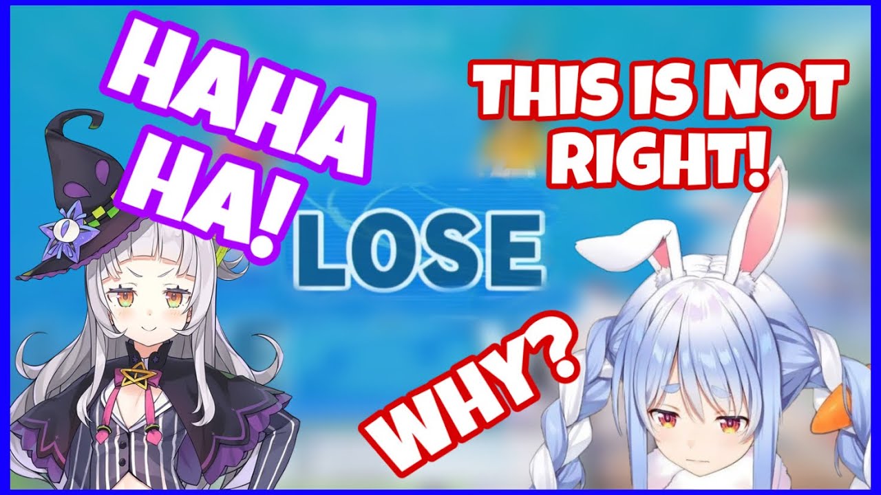 Shion can't stop laughing at raging Pekora