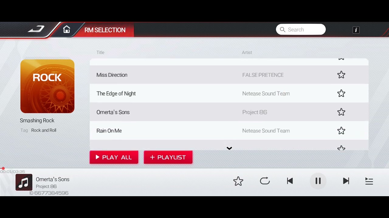 Racing Master Selection OST - 'ROCK' Music Soundtrack