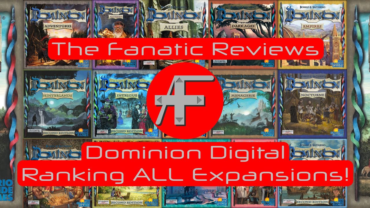 Dominion Digital: Reviewing and Ranking ALL The Expansions (as of Plunder) - Adam the Fanatic