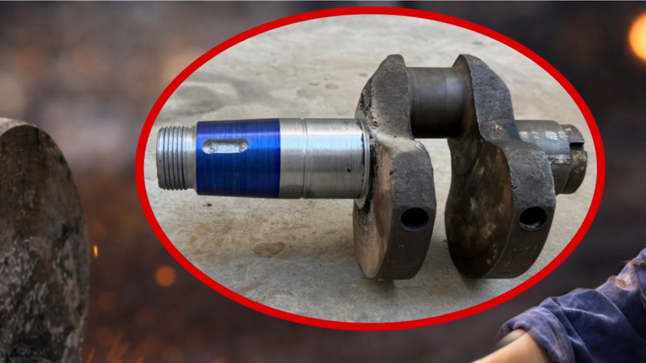 Are you Satisfied about this repair? See This Amazing Repairing Of Broken Mini Crank of peter engine