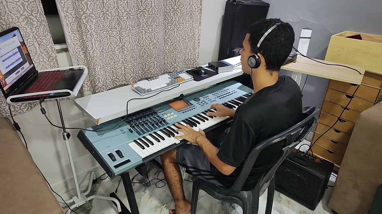 O Fogo Arderá + Jesus, meu Primeiro Amor | Piano / Teclado Cover [4K _60FPS]