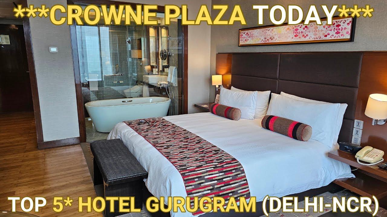 Top 5* Luxury Hotel "Crowne Plaza Today" Gurugram, India - Detailed Review !