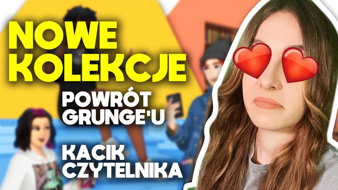 OCENIAM NOWE KOLEKCJE! FIRST LOOK THE SIMS 4: Powrót Grunge'u i Kącik Czytelnika