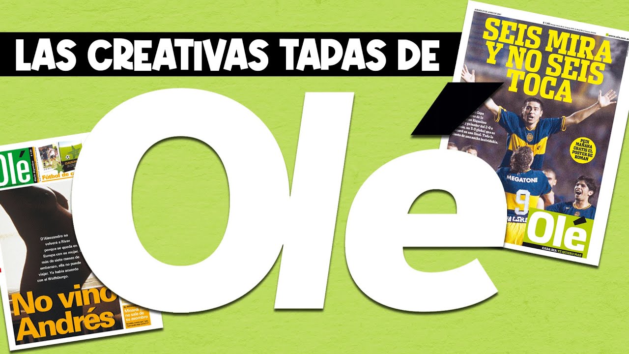 Las Portadas Más Creativas y Memorables de Diario OLÉ 📰