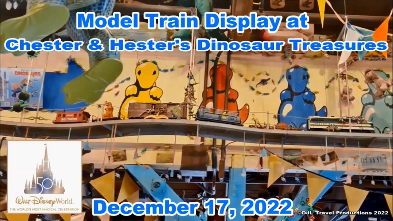 Model Train Display at Chester & Hester's Dinosaur Treasures | December 17, 2022
