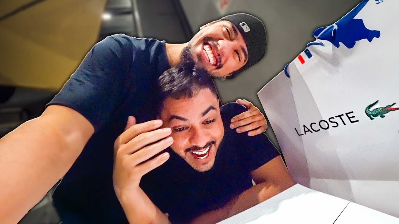DEI O PRESENTE MAIS INCRIVEL DE TODOS PRO MEU AMIGO E ELE SE EMOCIONOU