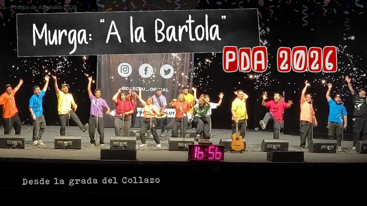 A La Bartola - Prueba de Admisión 2026 | 🫧