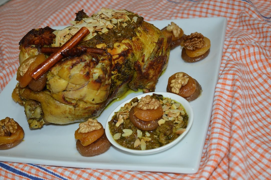 دجاج محمر على الطريقة المغربية