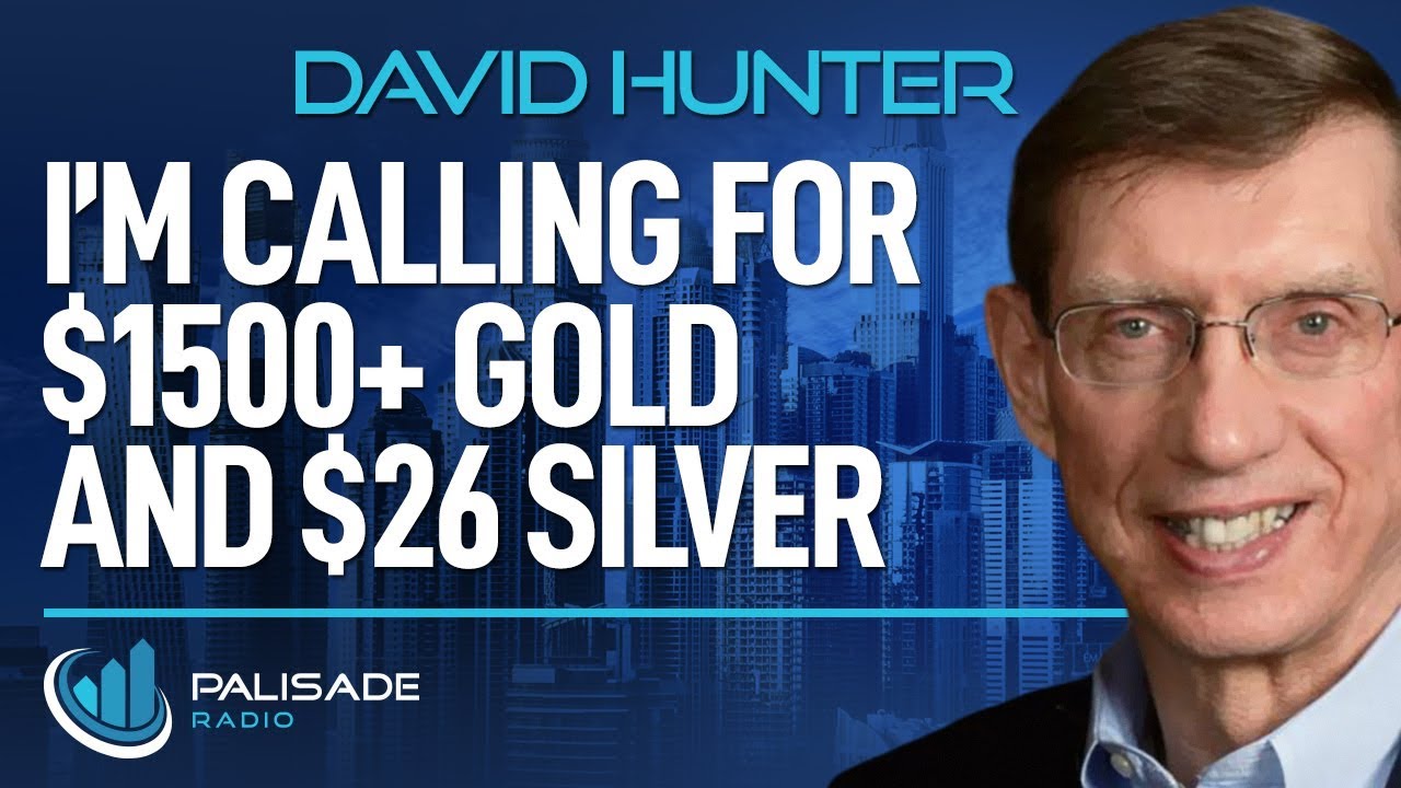 Дэвид Хантер: Я прогнозирую цену золота более 1500 долларов и серебра 26 долларов.