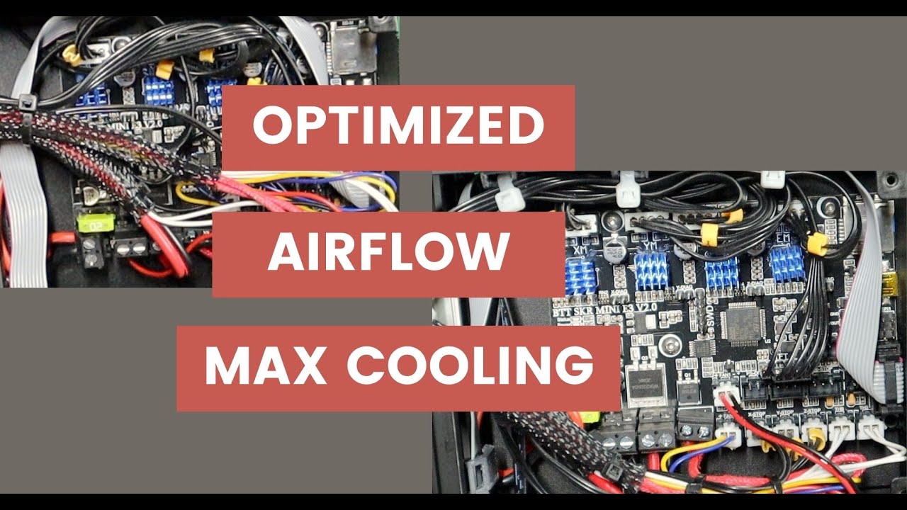 How to optimize airflow in Control box Ender 3 Pro - Cable management