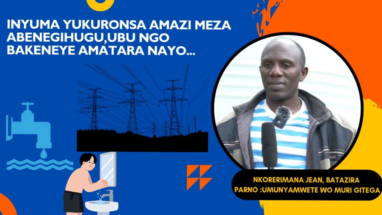 Niyonkuru Damas arashima ko Parno yabaronkenje amazi ,ariko agasaba umuyagankuba nawo ababijejwe.