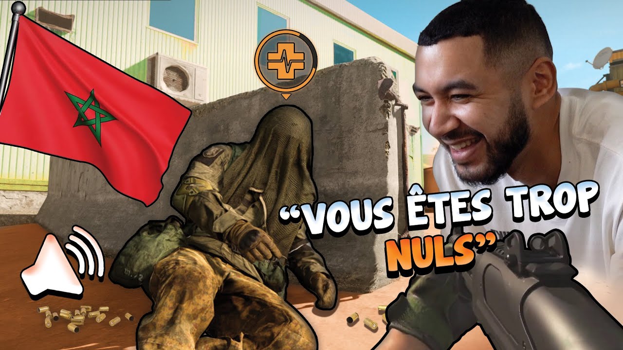 Un BLEDAR MAROCAIN carry des FRANÇAIS sur WARZONE 🤣 épisode #1