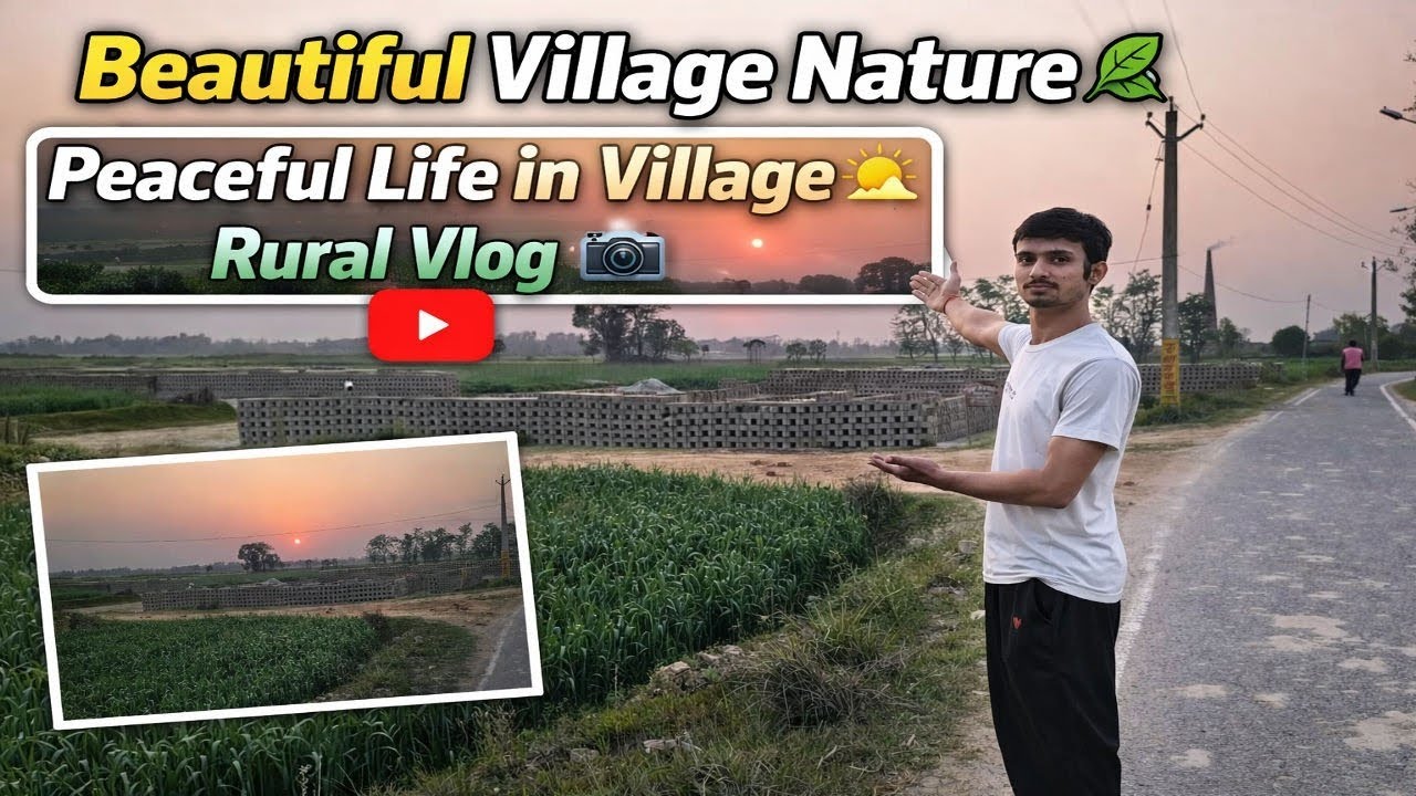 Beautiful Village Nature 🌿 | Peaceful Life in Village | Rural Vlog
