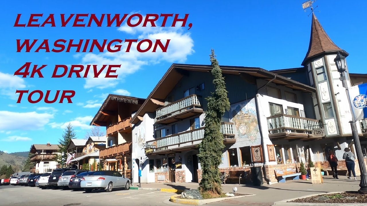 Leavenworth, Washington | 4k Driving Tour | Dashcam