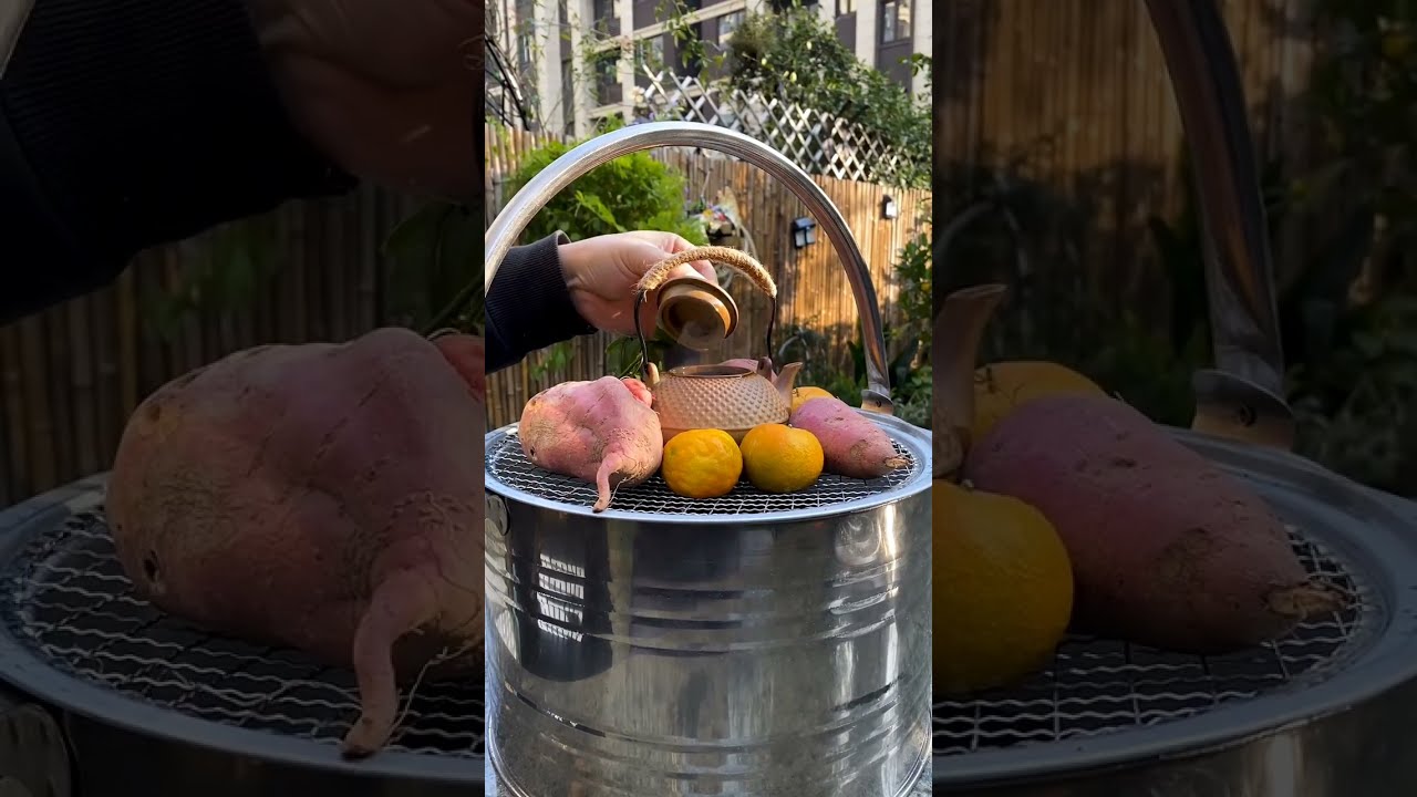 Warm Pot Heating Stove Perfect for Outdoor BBQs and Picnics! #charcoalgrills #rusticcooking