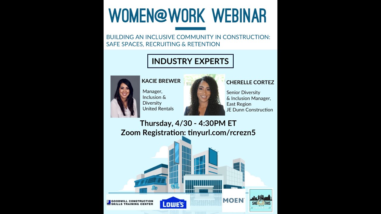 Women@Work Trade Circle Webinar: Safe Spaces in Construction