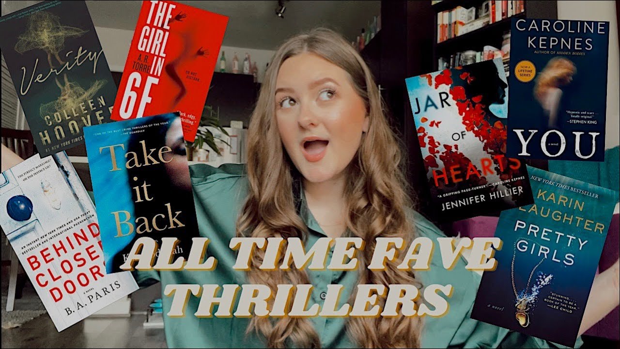 MY ALL TIME FAVORITE THRILLERS | top 25 best thriller book recommendations 2021