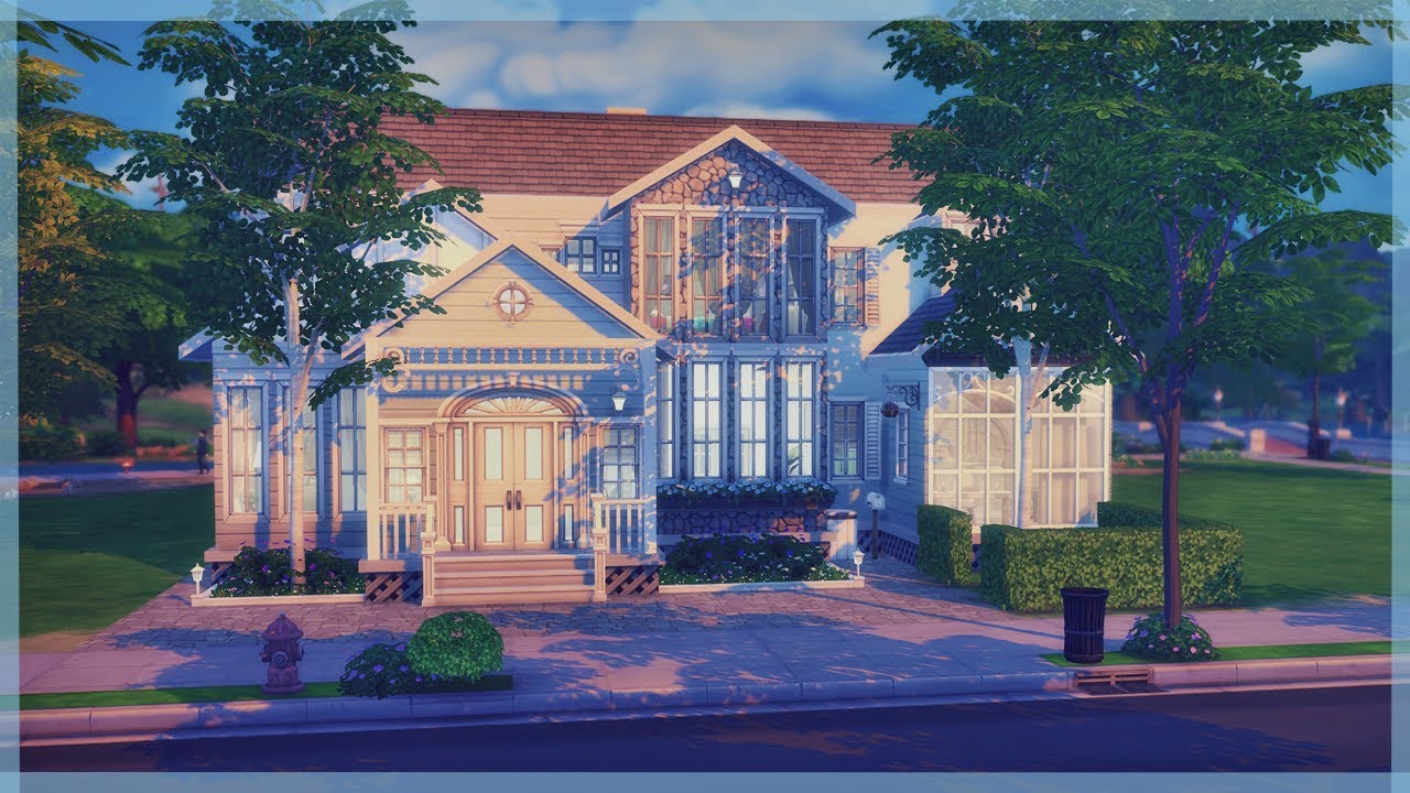 The Sims 4 House Build | Luxury Family Home | Stonehill Place