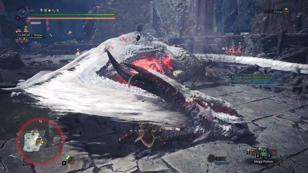 MHW Iceborne Solo hammer White Fatalis | MOD Content