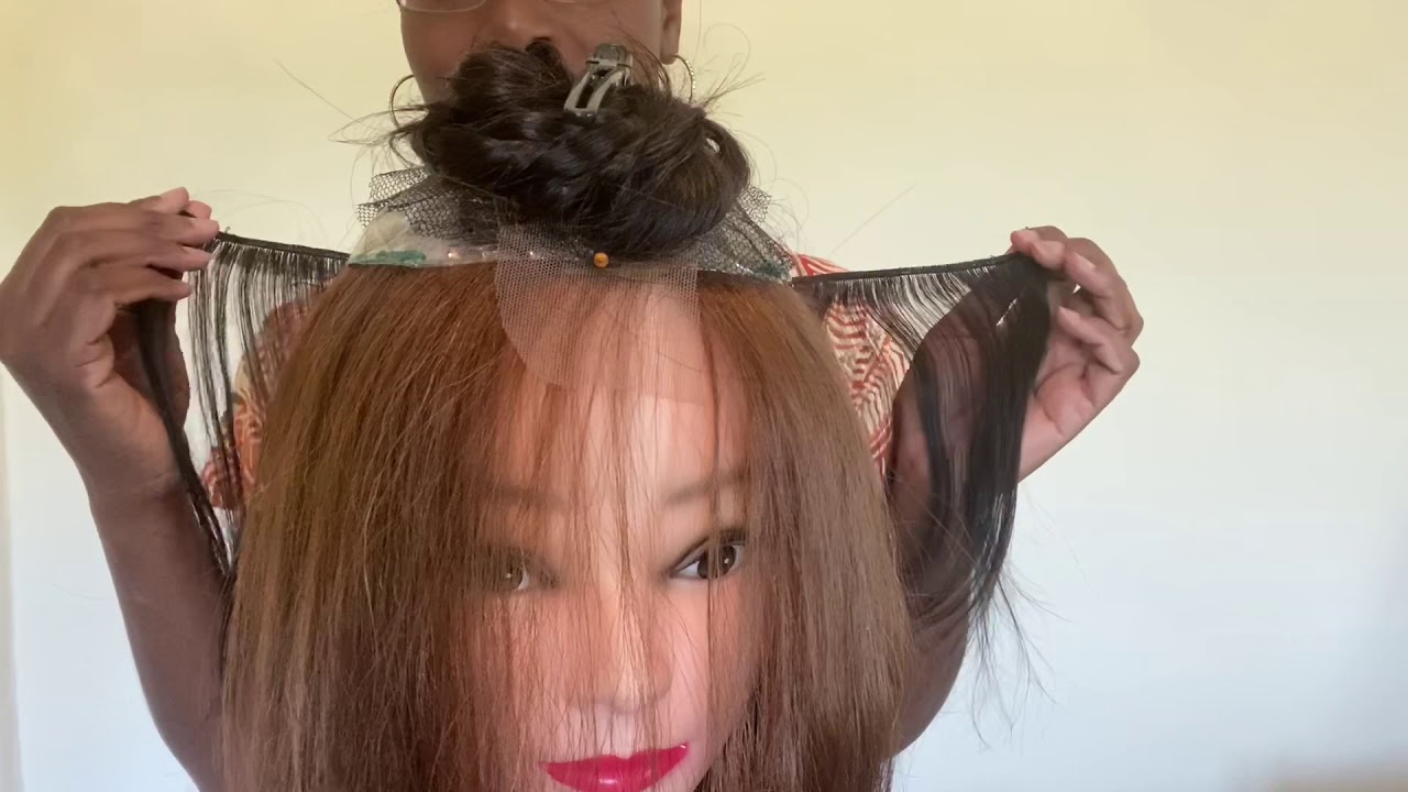 How to create a professional hair topper part 3