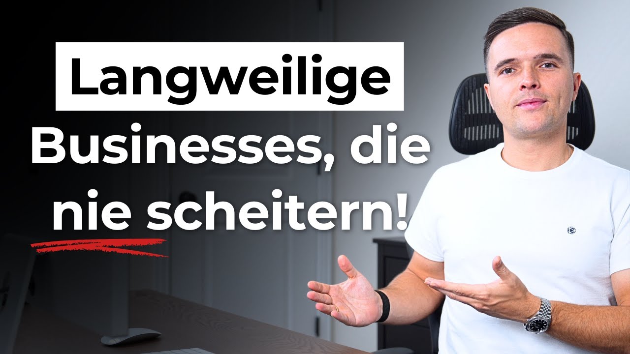 6 langweilige Businesses, mit denen du Millionen machen kannst!