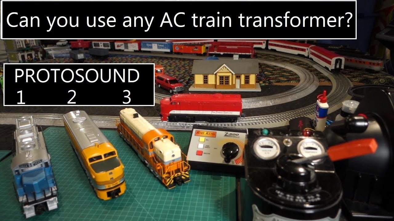 MTH Protosound - Let's try using different transformers - Conventional mode O Gauge Lionel Alco