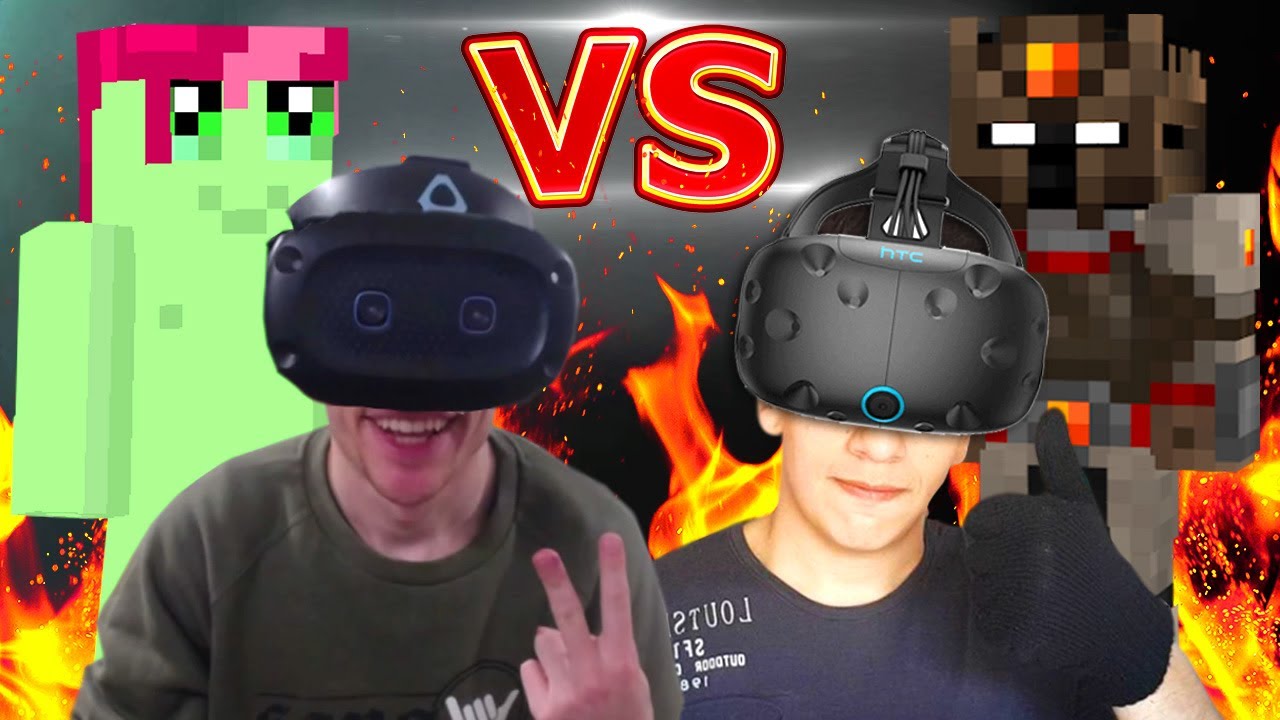PVP EN MINECRAFT VS FARFADOX PERO EN REALIDAD VIRTUAL