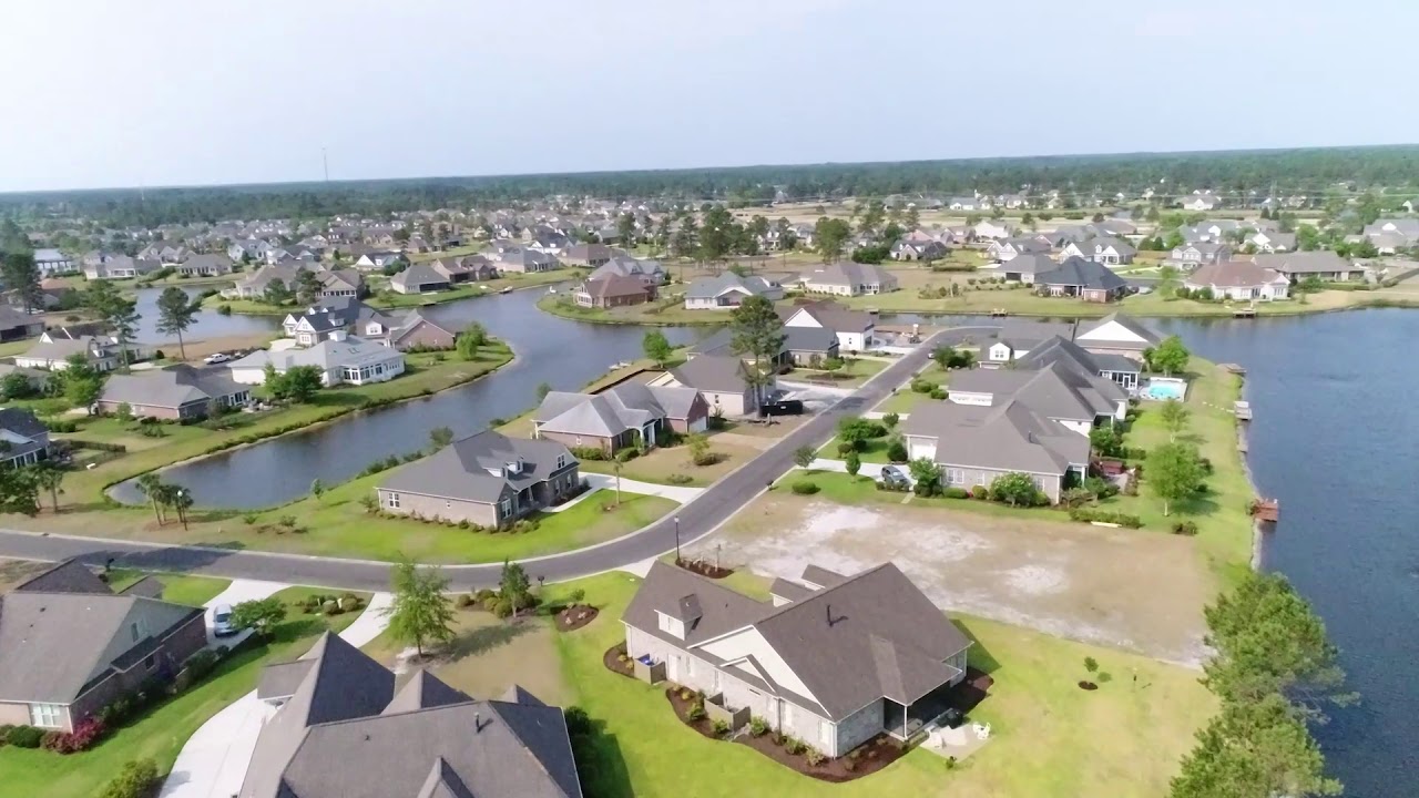 Bird's Eye View of Leland NC's Waterford of The Carolinas