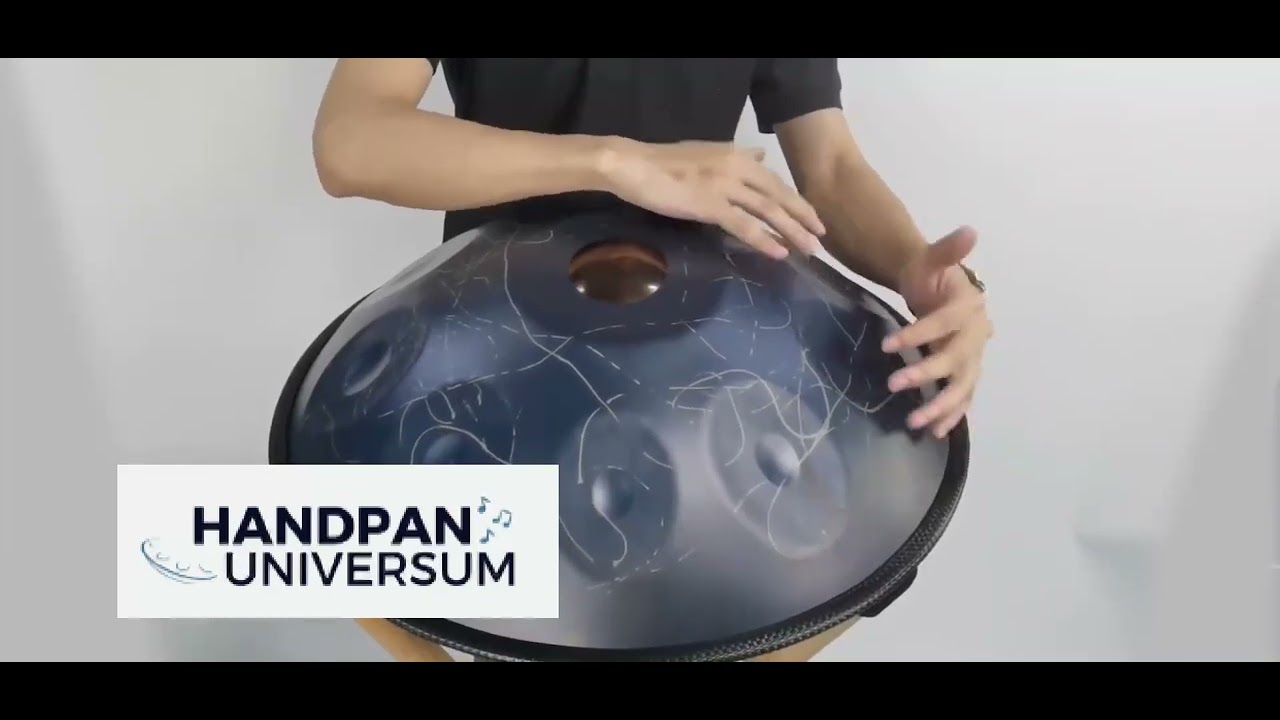 Handpan 10 Noten d-Moll (stilisiert)