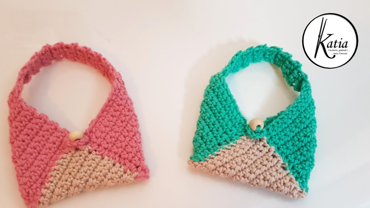 Tutorial uncinetto mini borsa masa