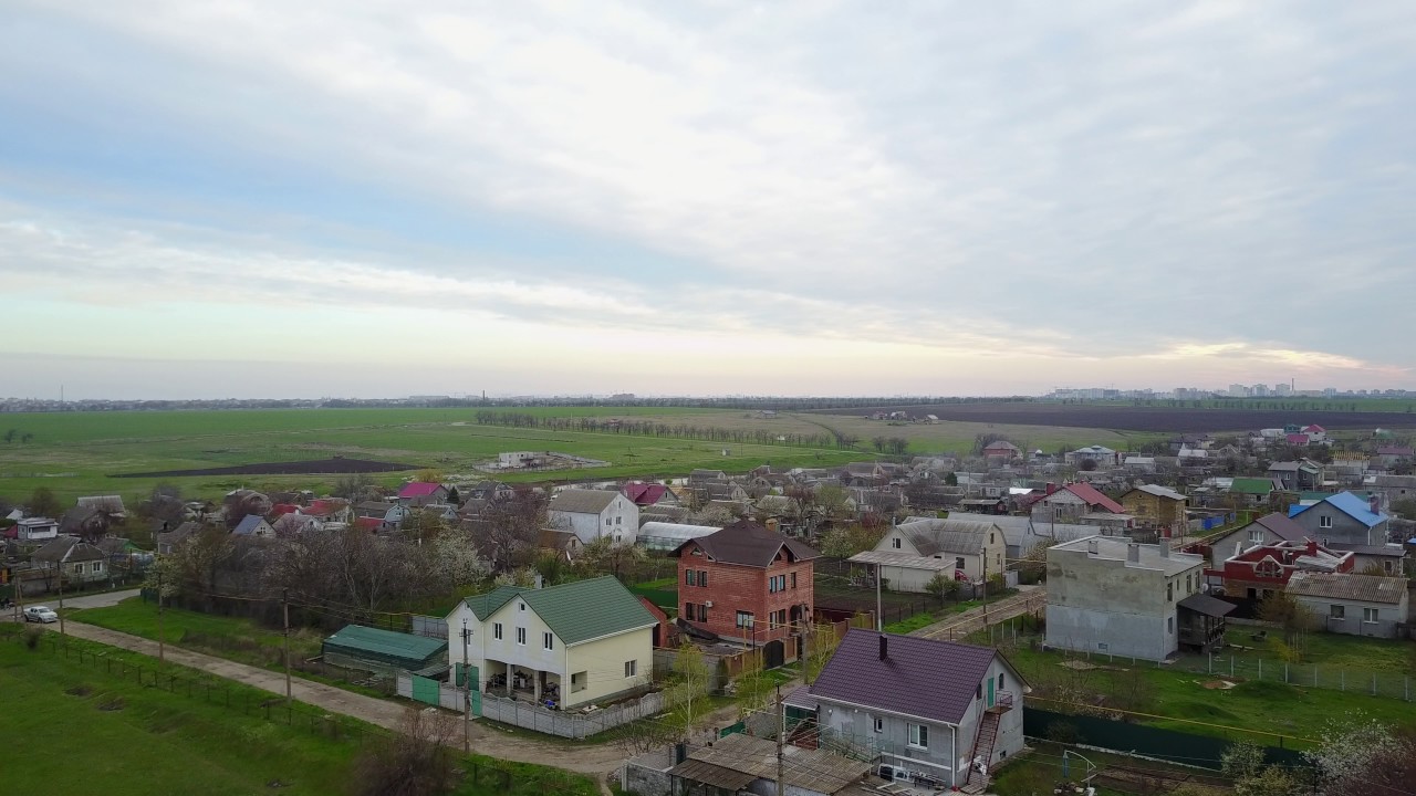 Одесская область, село Александровка, Лиманский район. С высоты птичьего полета