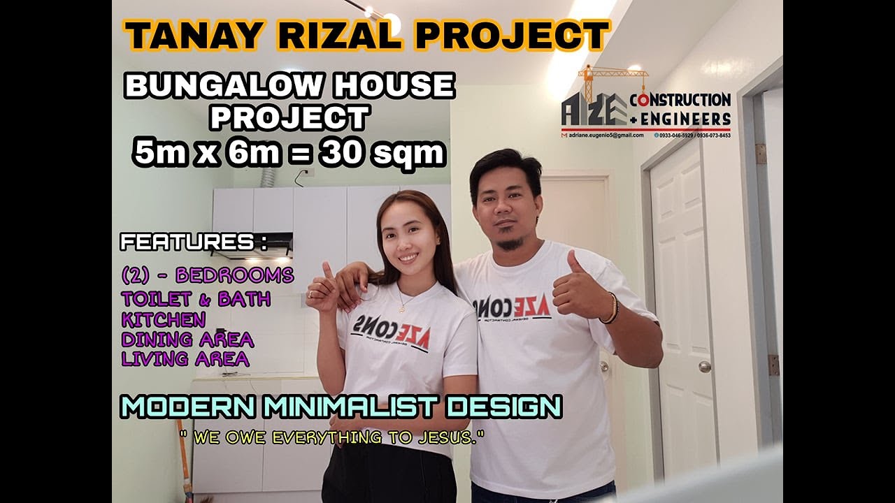 30 SQ. M - BUNGALOW HOUSE - TANAY RIZAL