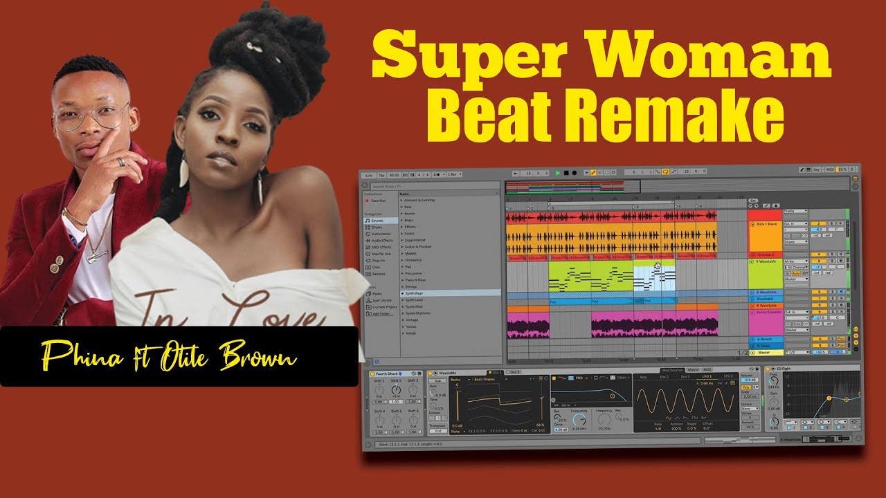 Super Woman - Phina ft Otile Brown how to produce  (Beat Remake)
