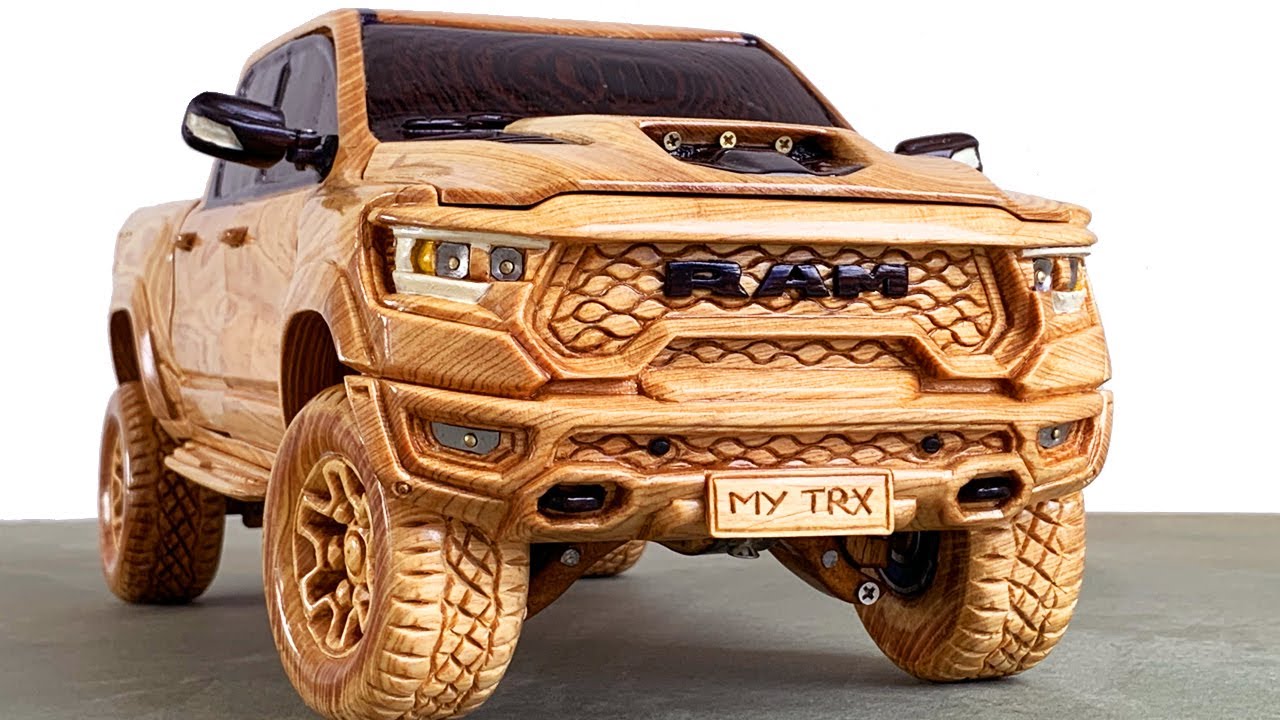 Pезьба по дереву - 2021 RAM 1500 TRX - деревообрабатывающее искусство
