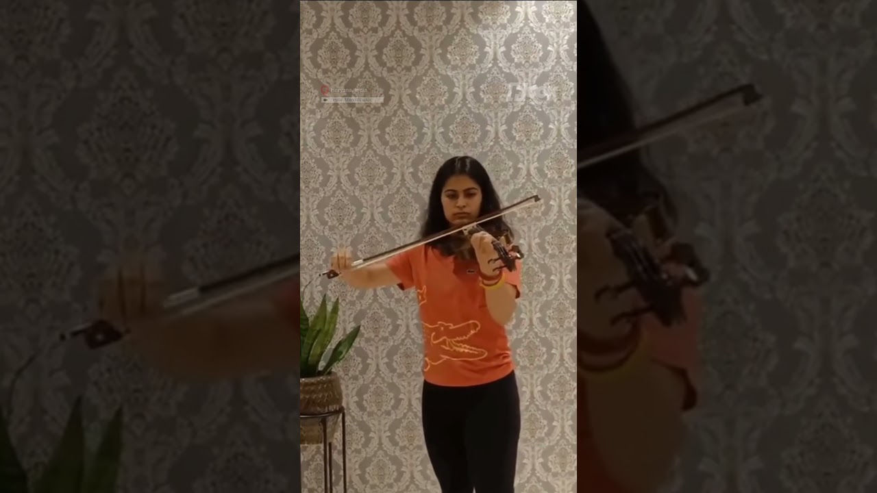 Watch: Olympic medallist Manu Bhaker plays national anthem on her violin