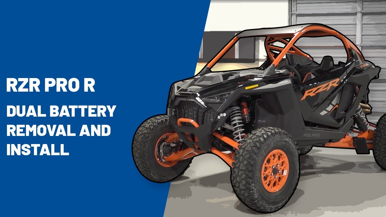 2022+ RZR Pro R | Dual Battery Removal and Installation | Polaris RZR®