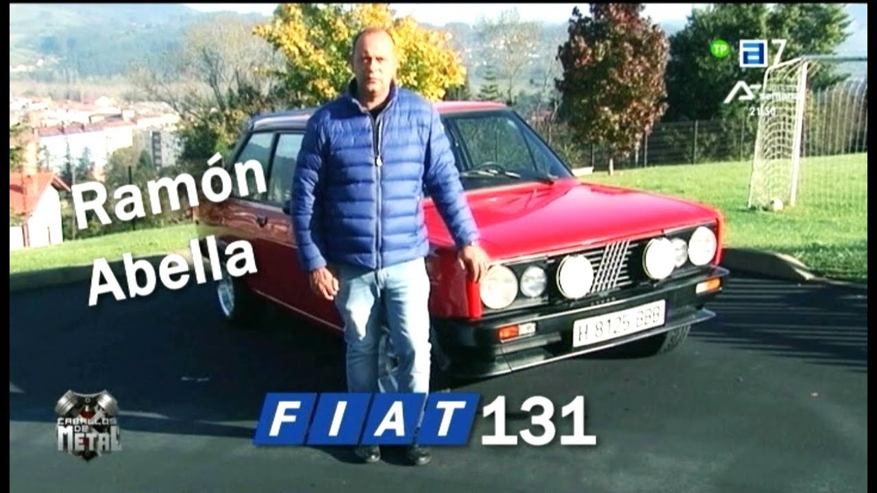 RAMÓN ABELLA MUESTRA SU FIAT 131 "WALTER ROHRL" (Caballos de Metal-TPA)
