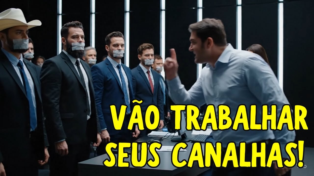 😡  Com Adesivo na Boca, Mas com a Mão no Dinheiro Público - VÃO TRABALHAR, SEUS CANALHAS!