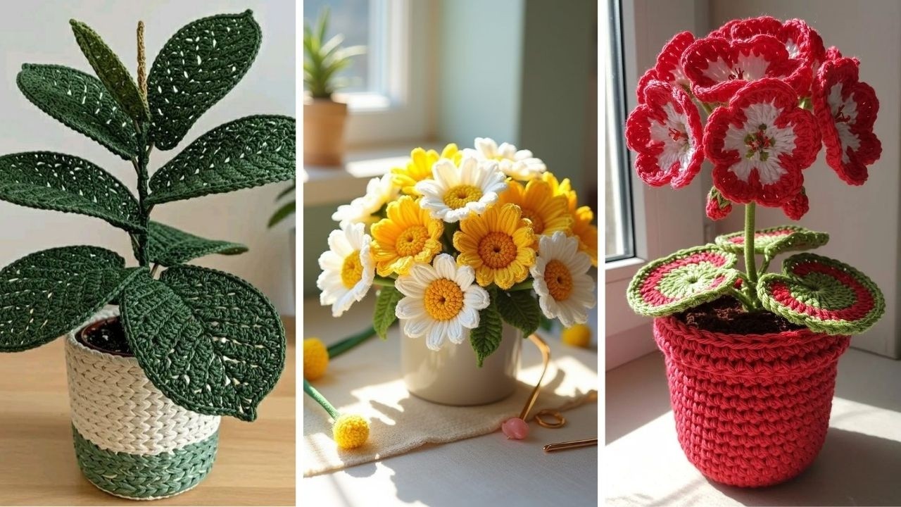 Crochet Rose Flower