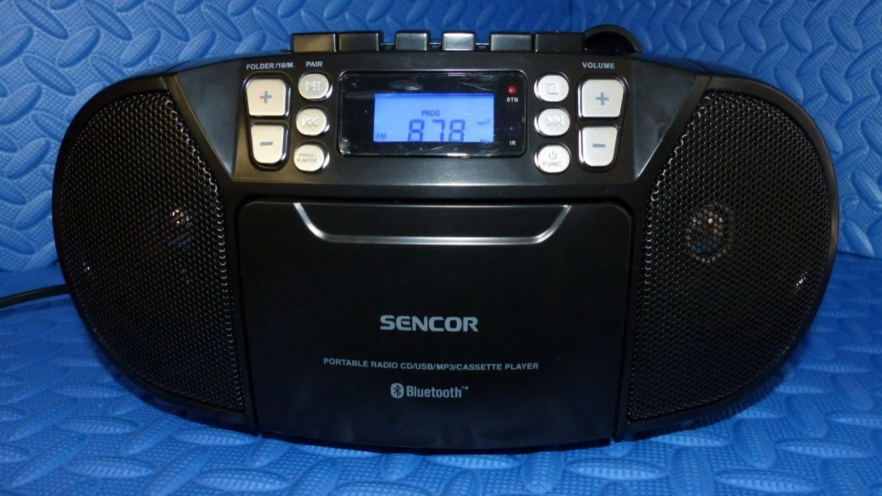 Sencor SPT 3907 - FM Radio / Tape / CD / MP3 / AUX / USB / BT + RC combo.