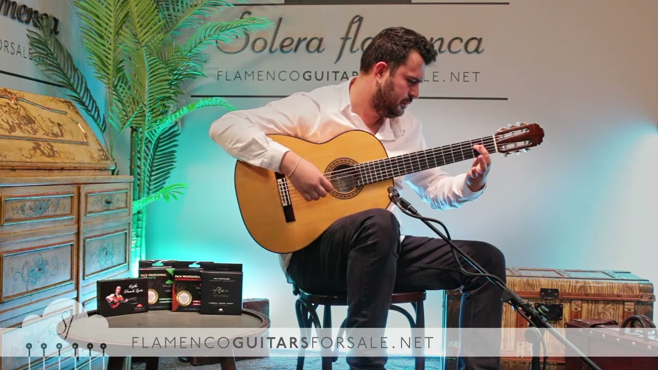 Manuel Reyes 2007 flamenco guitar played by Juan Antonio Moya. Solera Flamenca Collection