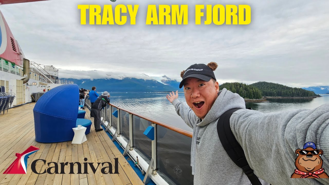 Visiting Tracy Arm Fjord, Alaska on the Carnival Spirit Cruise and Seeing some Glaciers - Day 4
