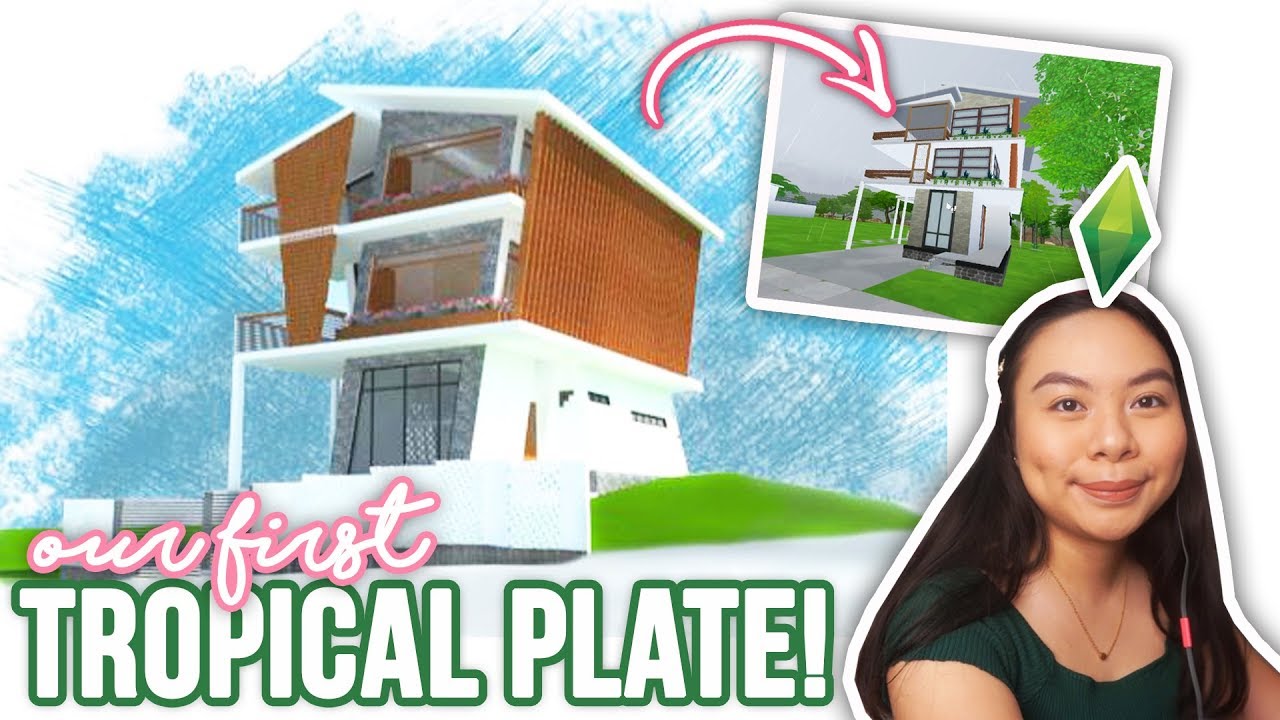 Reacting to + Building Our Tropical Design Plate in the Sims 4! (Philippines)