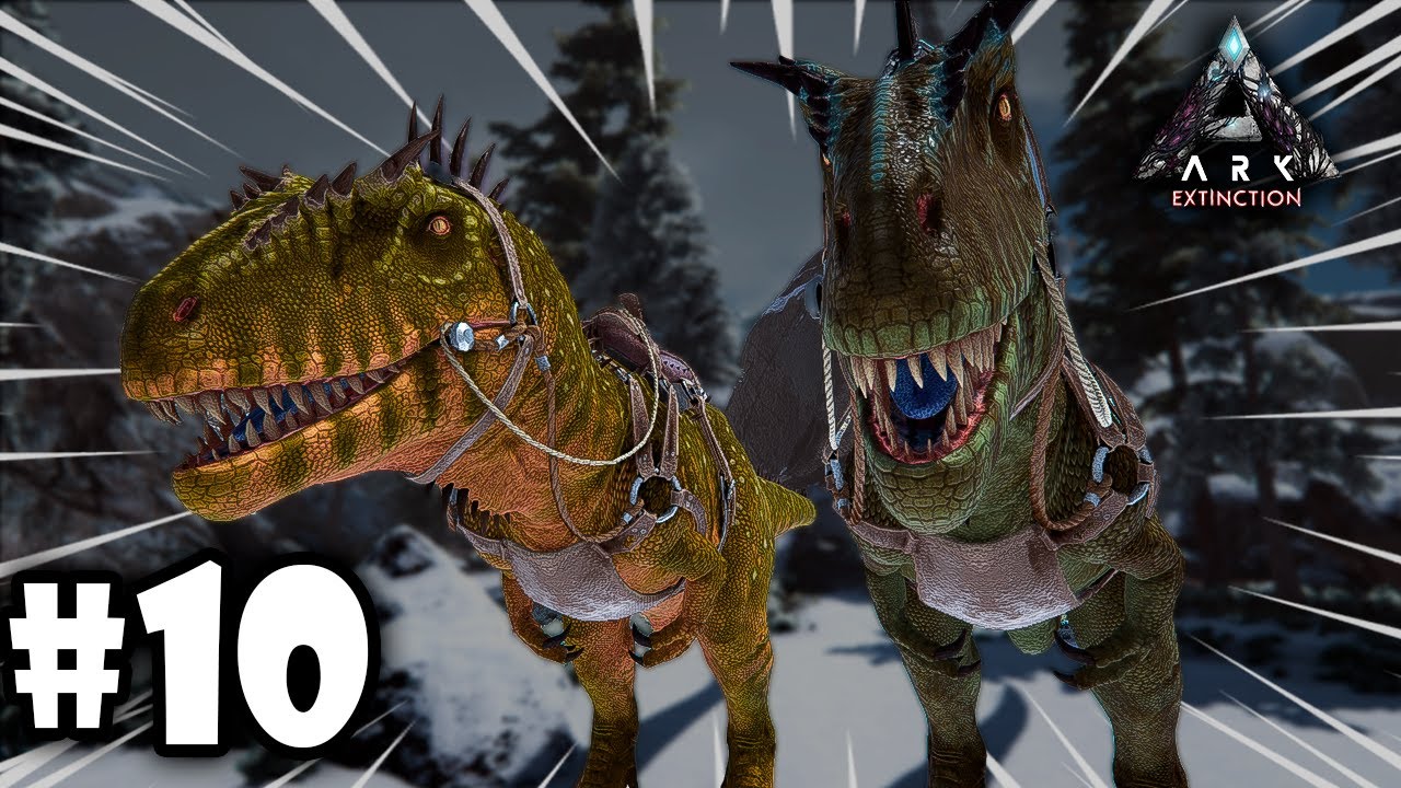 Los Carchas serán nuestros?? | ARK Ultimate Mobile Edition | Extinction | 100 DIAS Episodio 10