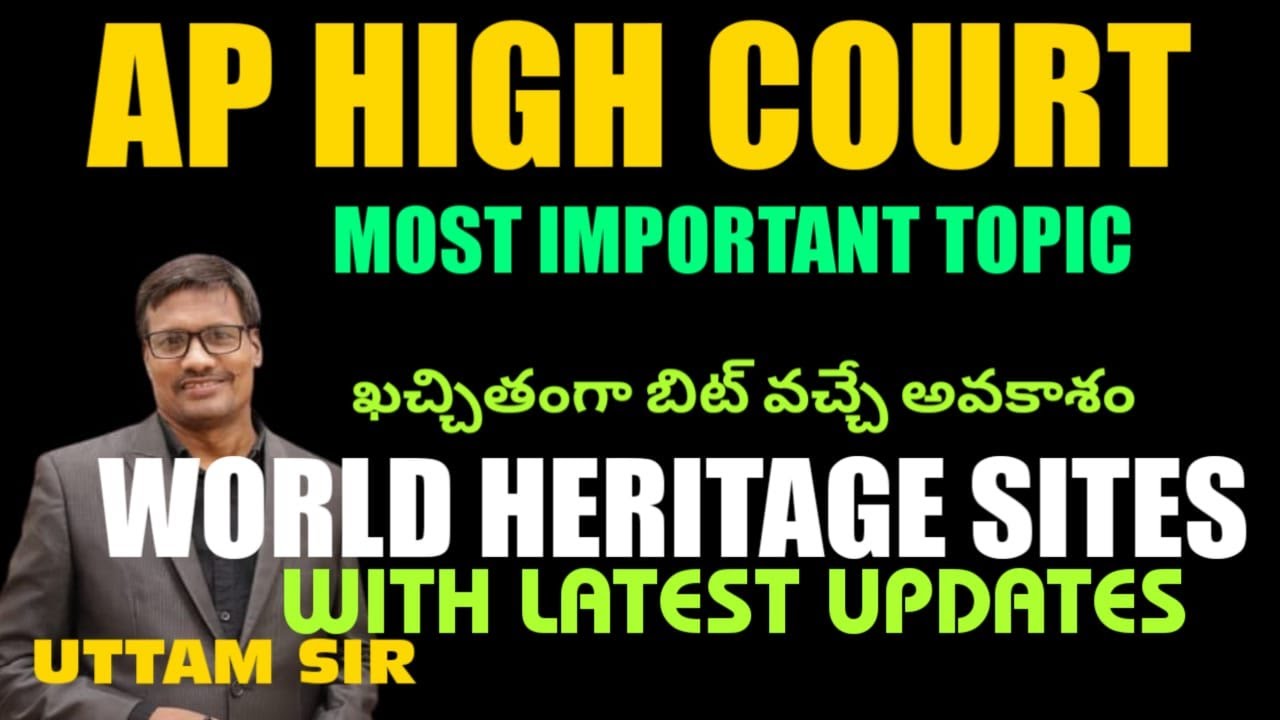 WORLD HERITAGE SITES WITH LATEST UPDATES BY UTTAM SIR